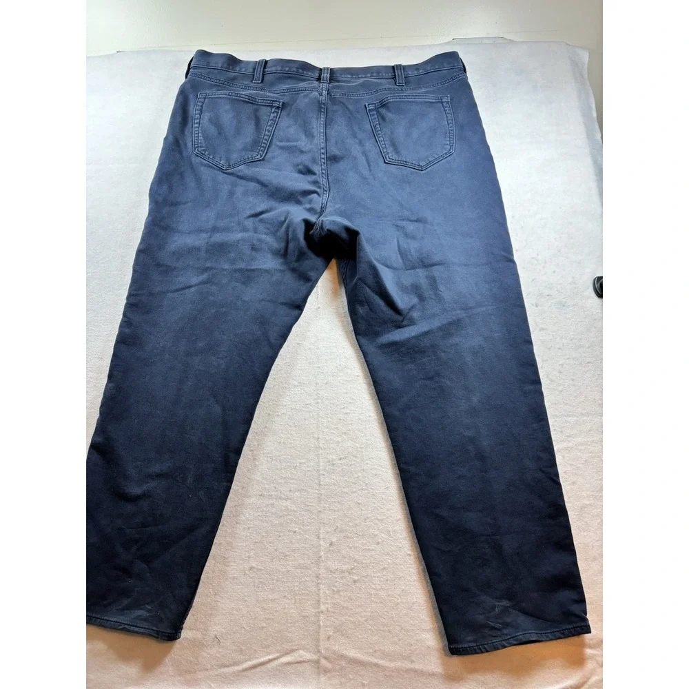 Banana Republic Traveler Athletic Tapered Fit Pants Mens 44x28 Navy Blue Stretch